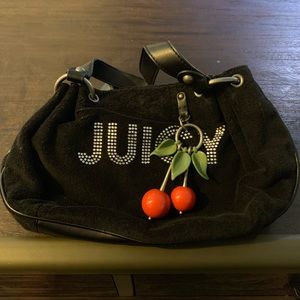 JUICY COUTURE HANDBAG WITH CHERRY CHARMS